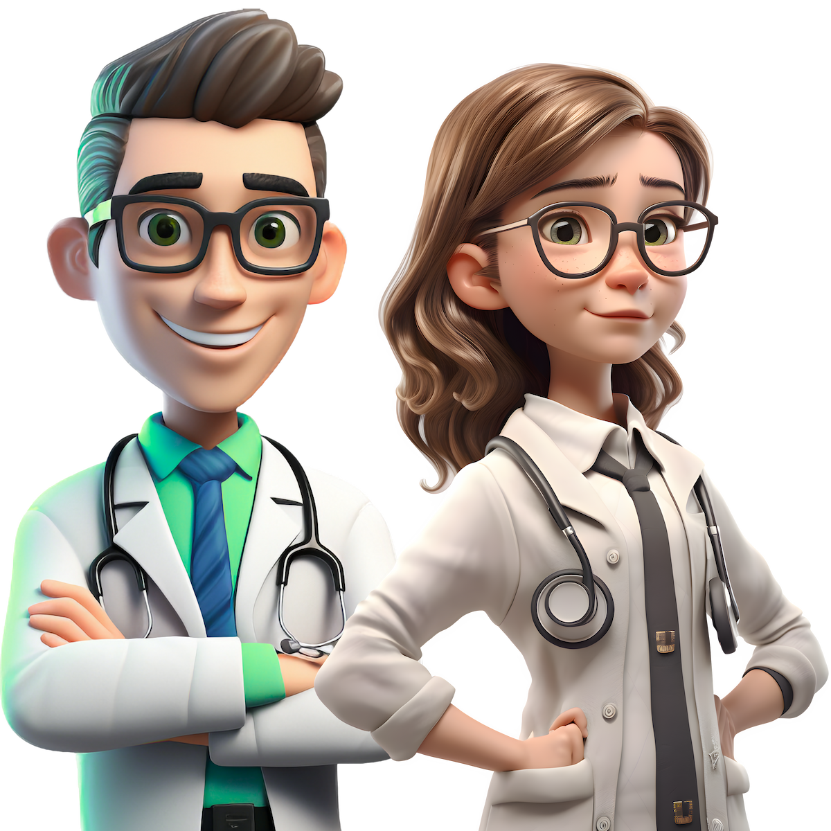 Foto de uma médica